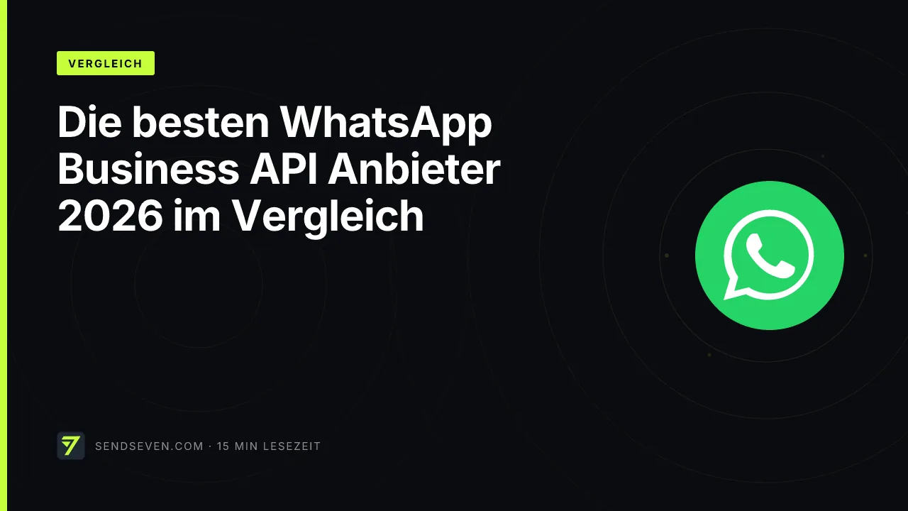 Die besten WhatsApp Business API Anbieter 2026 im Vergleich