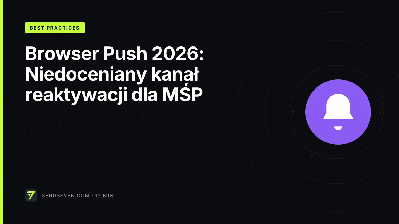 Browser Push 2026: Niedoceniany kanał reaktywacji dla MŚP