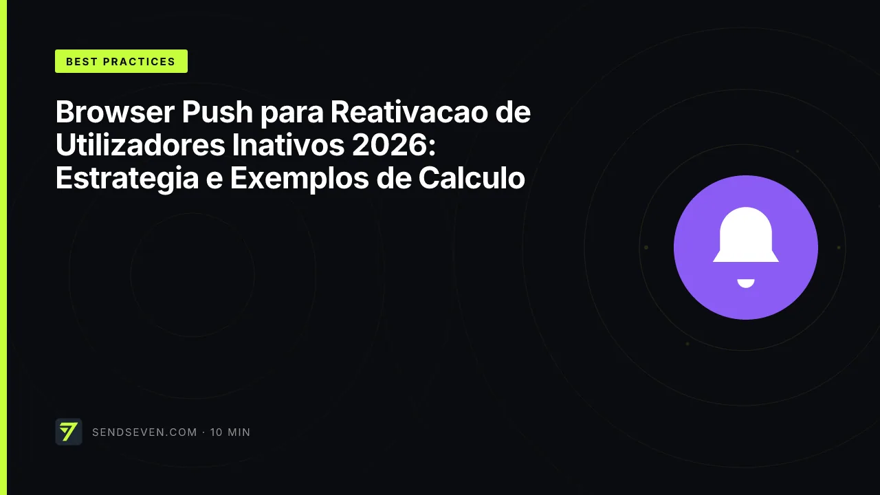 Browser Push para Reativacao de Utilizadores Inativos 2026: Estrategia e Exemplos de Calculo