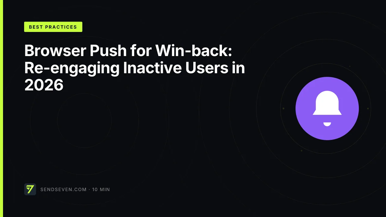 Browser Push for Win-back: Re-engaging Inactive Users in 2026