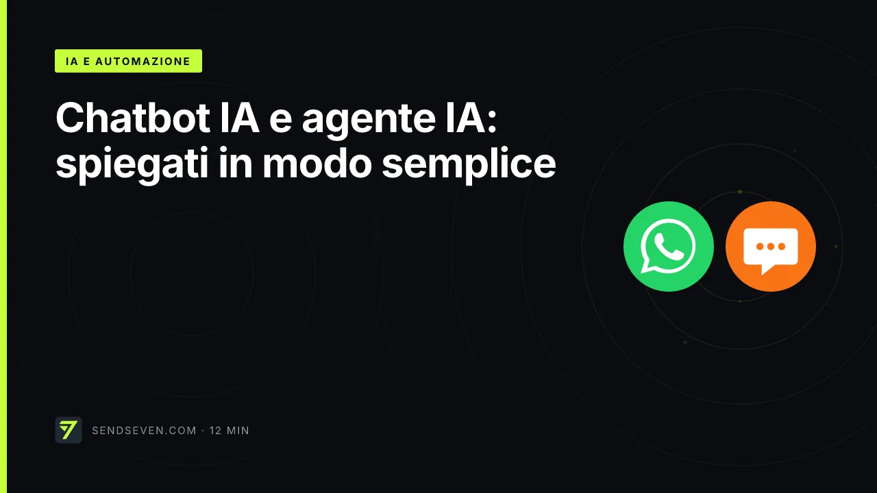 Chatbot IA e agente IA: spiegati in modo semplice