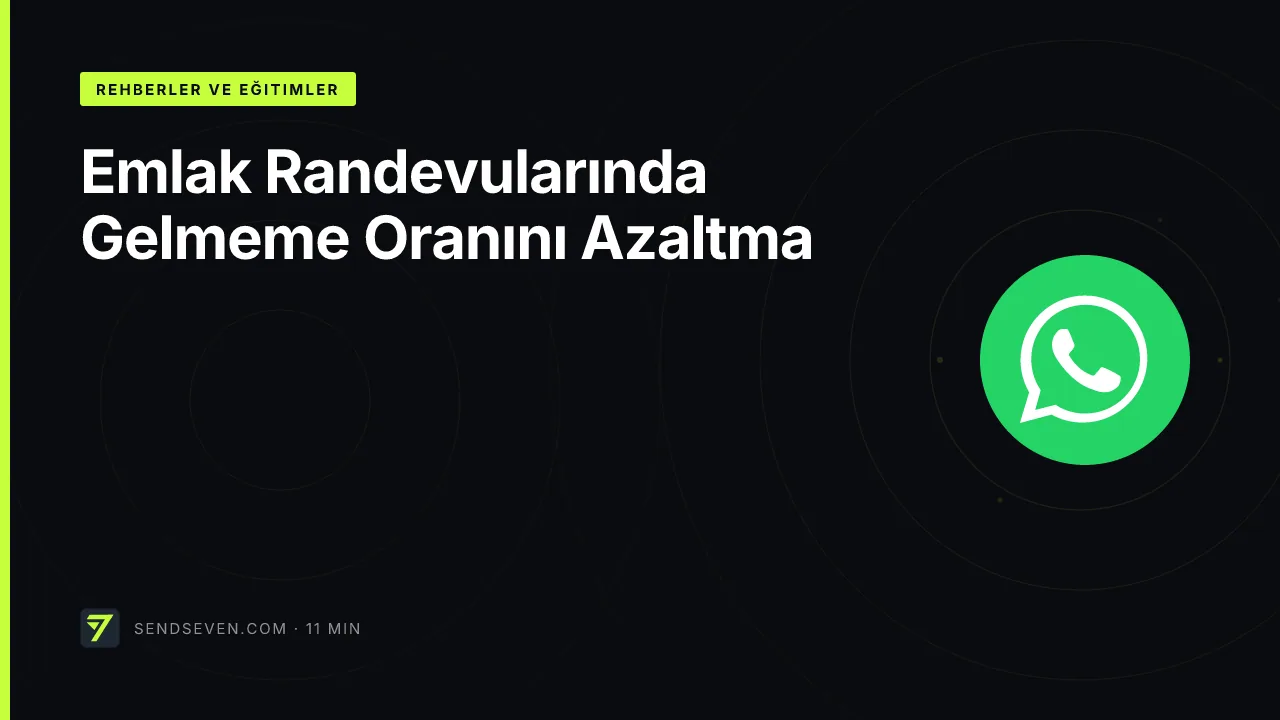 Emlak Randevularında Gelmeme Oranını Azaltma
