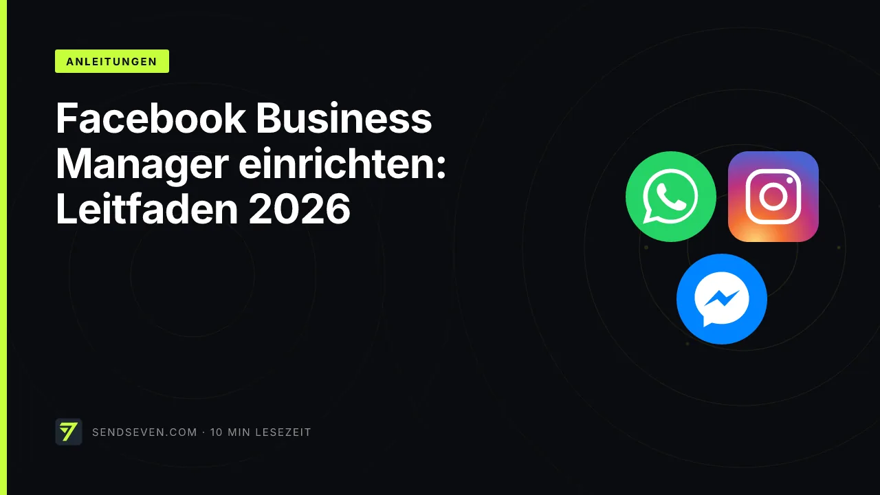 Facebook Business Manager einrichten: Leitfaden 2026
