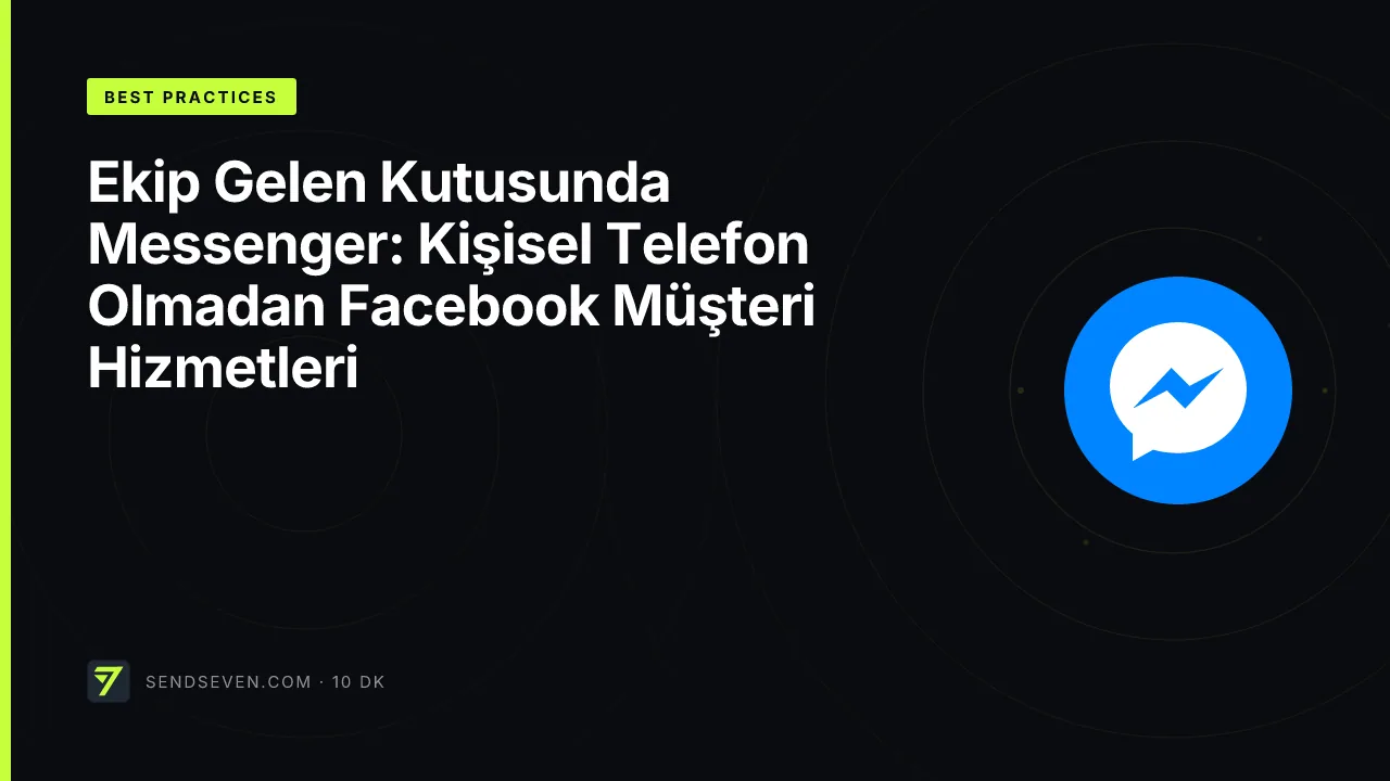 Ekip Gelen Kutusunda Messenger: Kişisel Telefon Olmadan Facebook Müşteri Hizmetleri