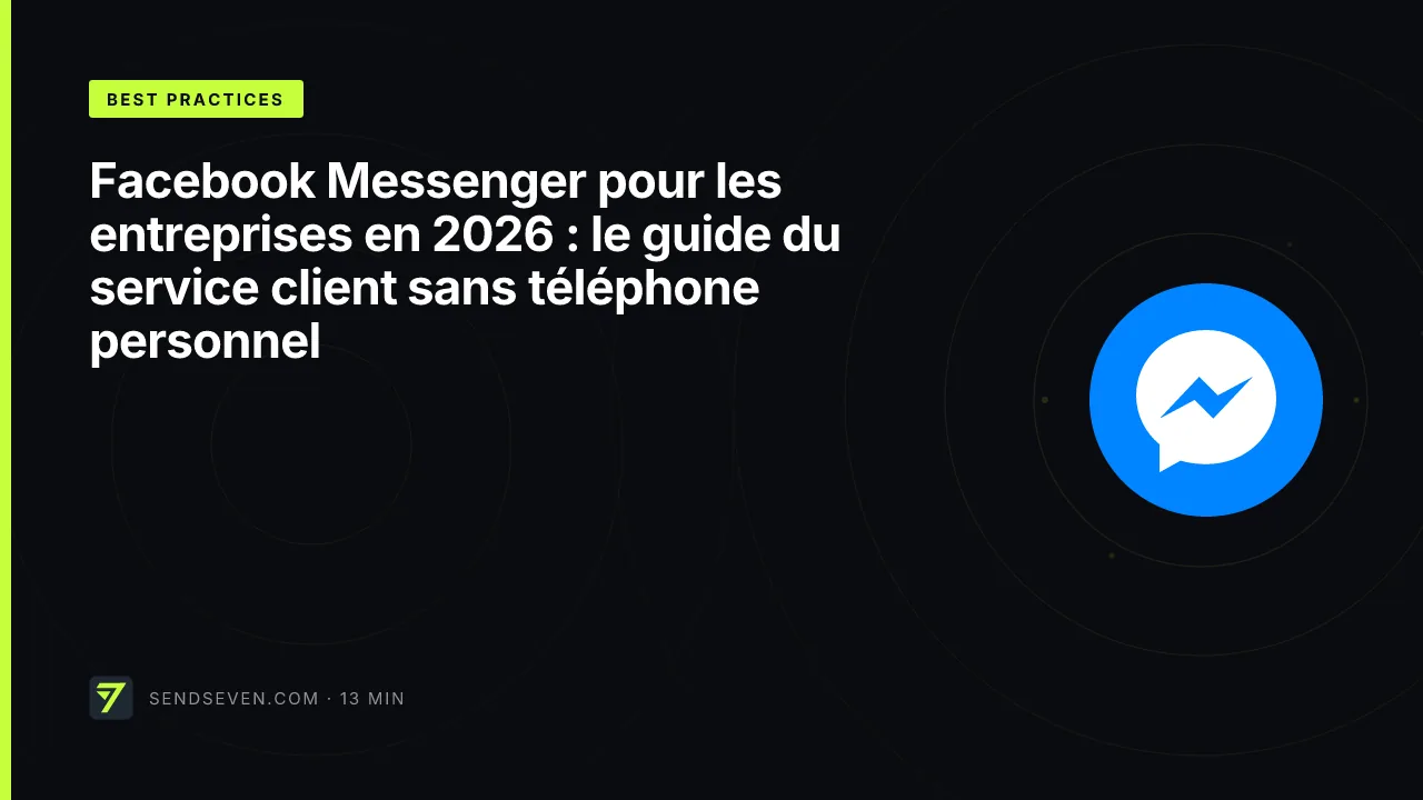 Facebook Messenger pour les entreprises en 2026 : le guide du service client sans téléphone personnel