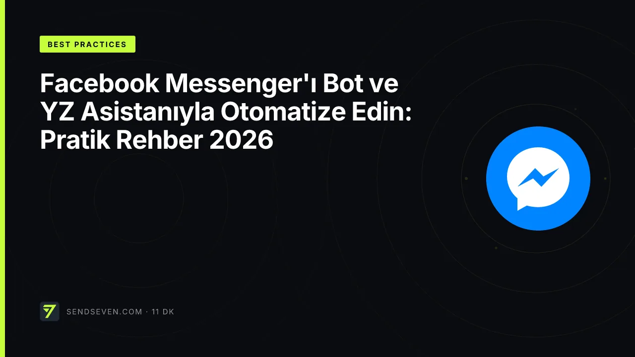Facebook Messenger'ı Bot ve YZ Asistanıyla Otomatize Edin: Pratik Rehber 2026