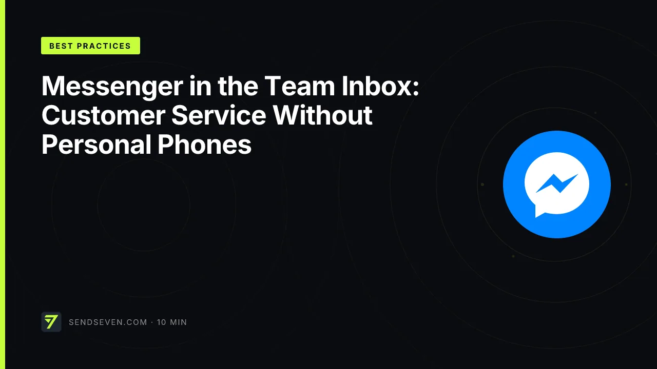 Messenger in the Team Inbox: Customer Service Without Personal Phones