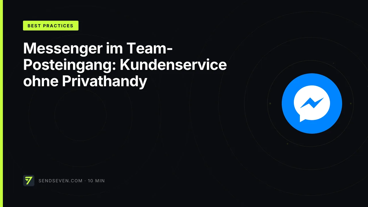 Messenger im Team-Posteingang: Kundenservice ohne Privathandy