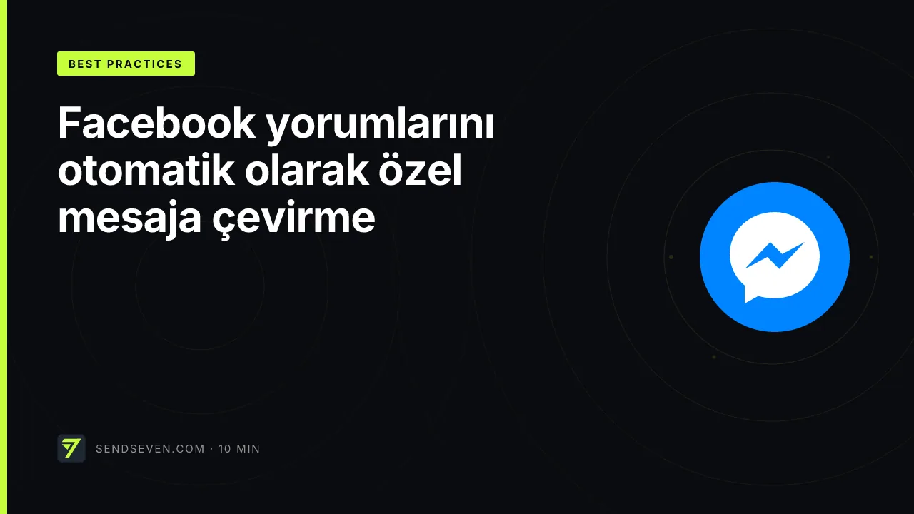 Facebook yorumlarını otomatik olarak özel mesaja çevirme