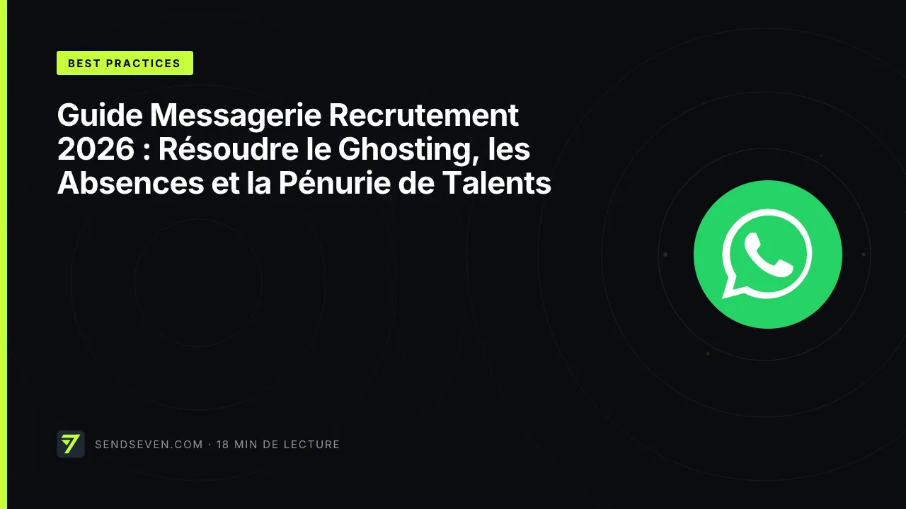 Guide Messagerie Recrutement 2026 : Résoudre le Ghosting, les Absences et la Pénurie de Talents
