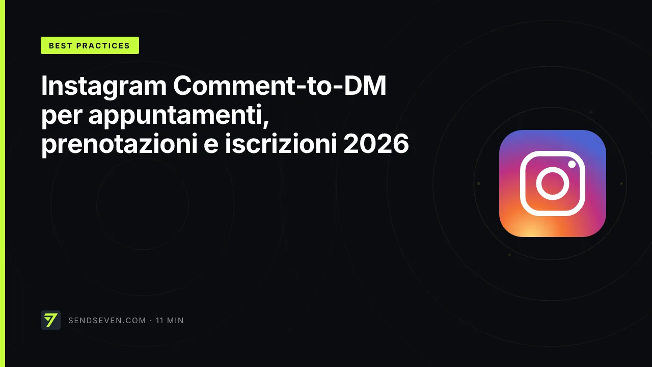 Instagram Comment-to-DM per appuntamenti, prenotazioni e iscrizioni 2026