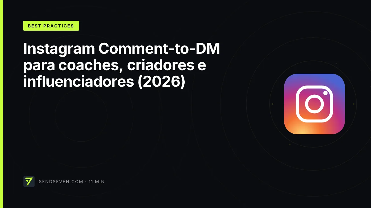 Instagram Comment-to-DM para coaches, criadores e influenciadores (2026)