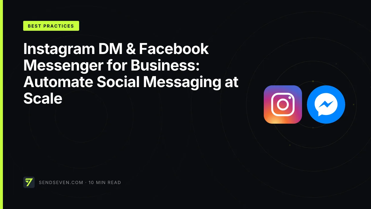 Instagram DM & Facebook Messenger for Business: Automate Social Messaging at Scale