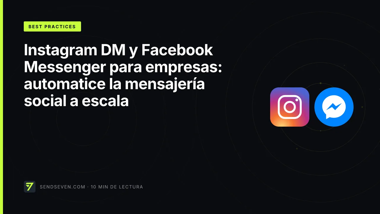 Instagram DM y Facebook Messenger para empresas: automatice la mensajería social a escala