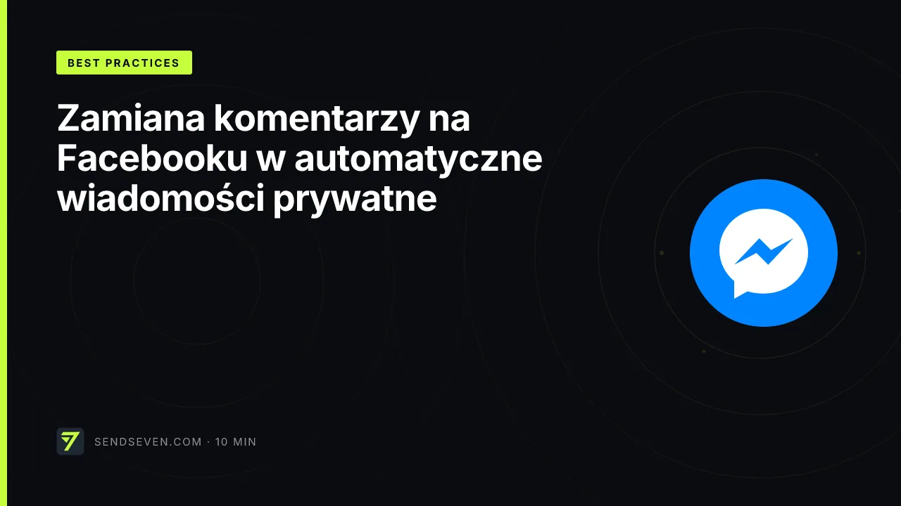 Zamiana komentarzy na Facebooku w automatyczne wiadomości prywatne