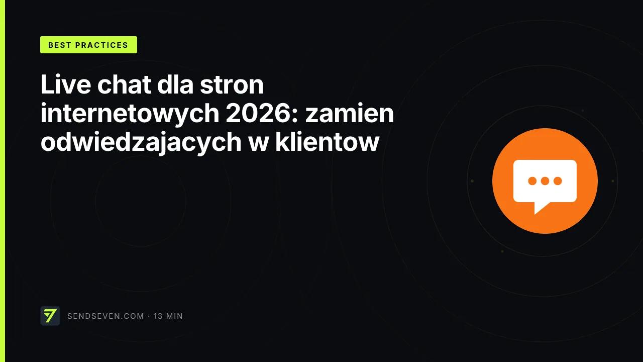 Live chat dla stron internetowych 2026: zamien odwiedzających w klientów