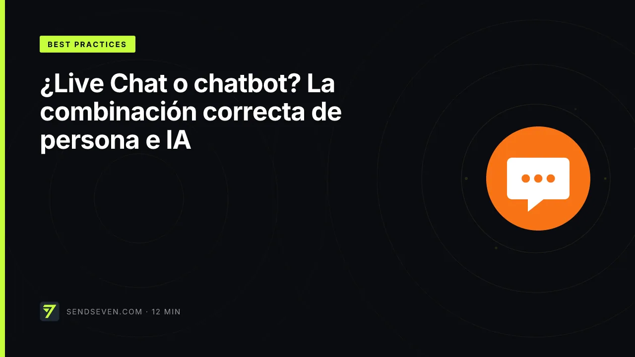 ¿Live Chat o chatbot? La combinación correcta de persona e IA