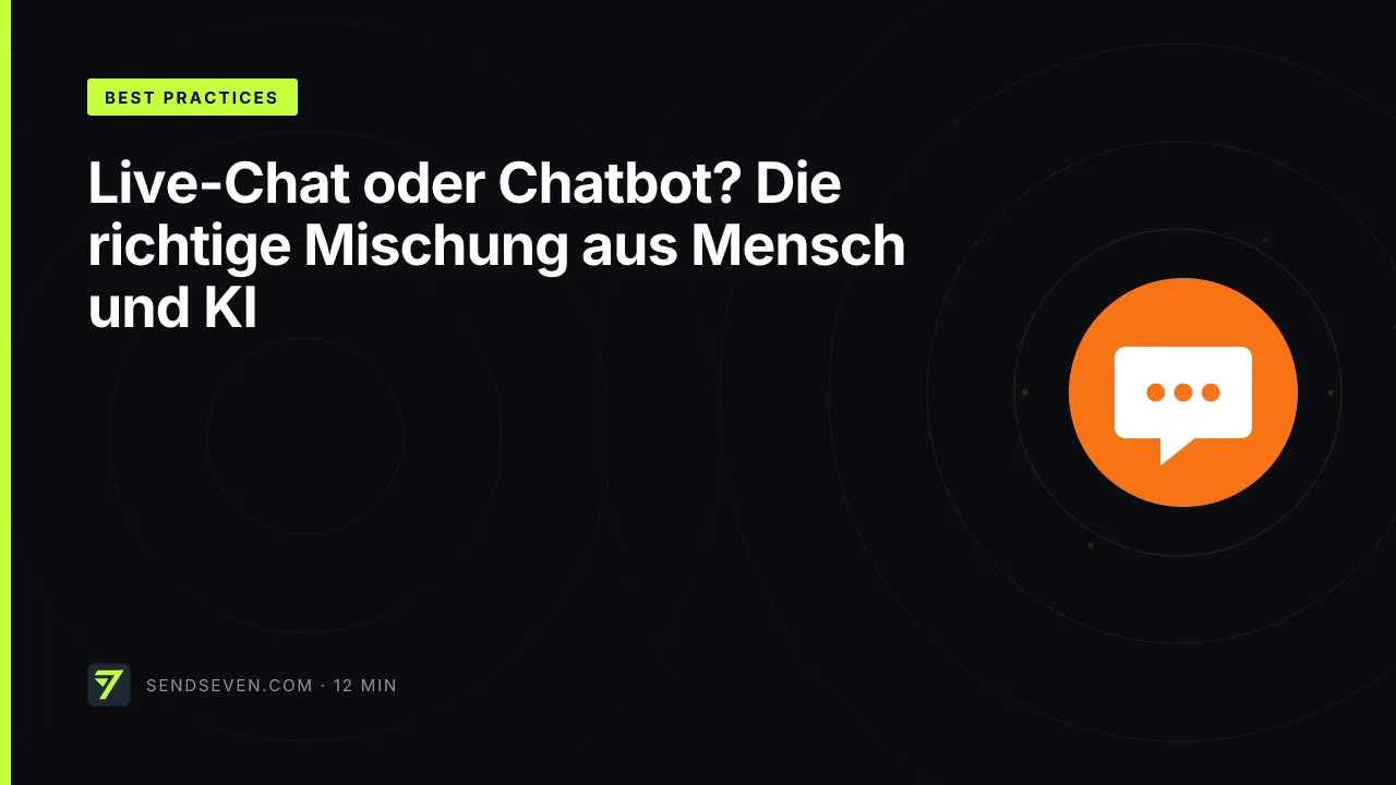 Live-Chat oder Chatbot? Die richtige Mischung aus Mensch und KI