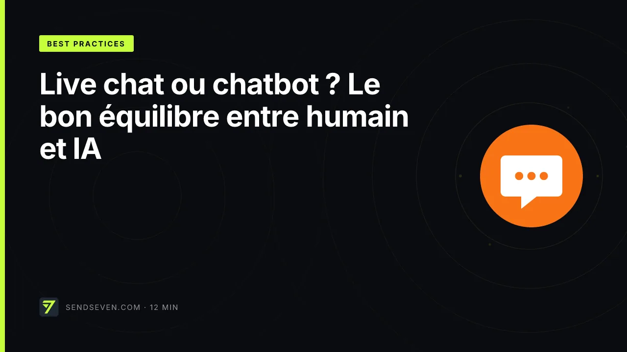 Live chat ou chatbot ? Le bon équilibre entre humain et IA