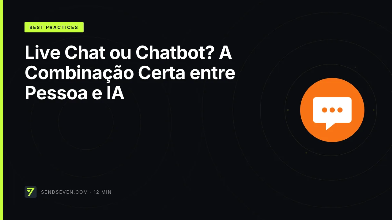 Live Chat ou Chatbot? A Combinação Certa entre Pessoa e IA