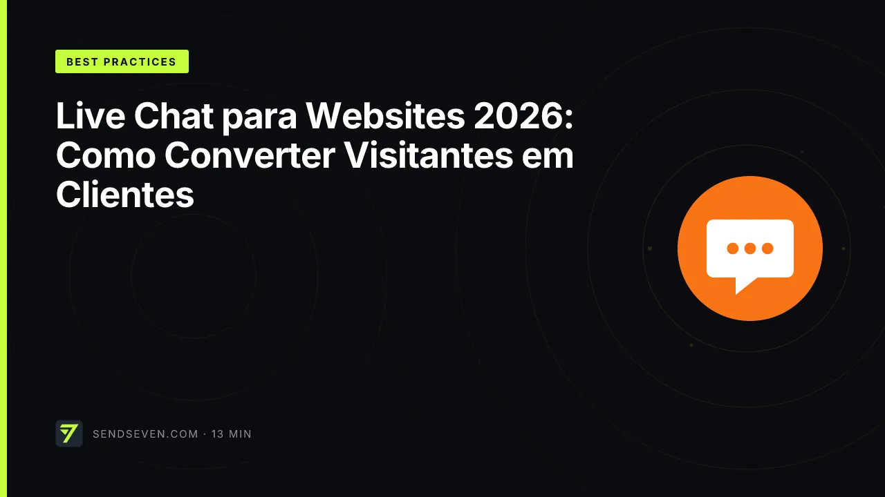 Live Chat para Websites 2026: Como Converter Visitantes em Clientes