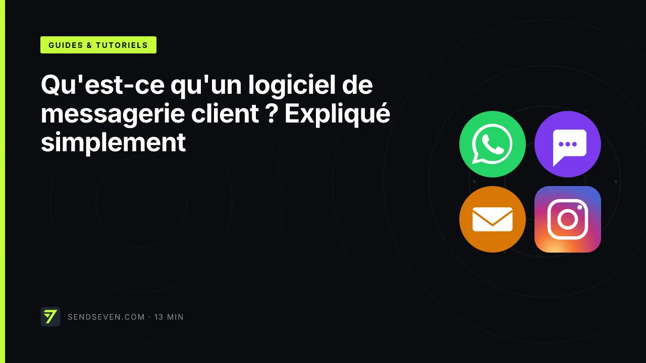 Qu'est-ce qu'un logiciel de messagerie client ? Expliqué simplement