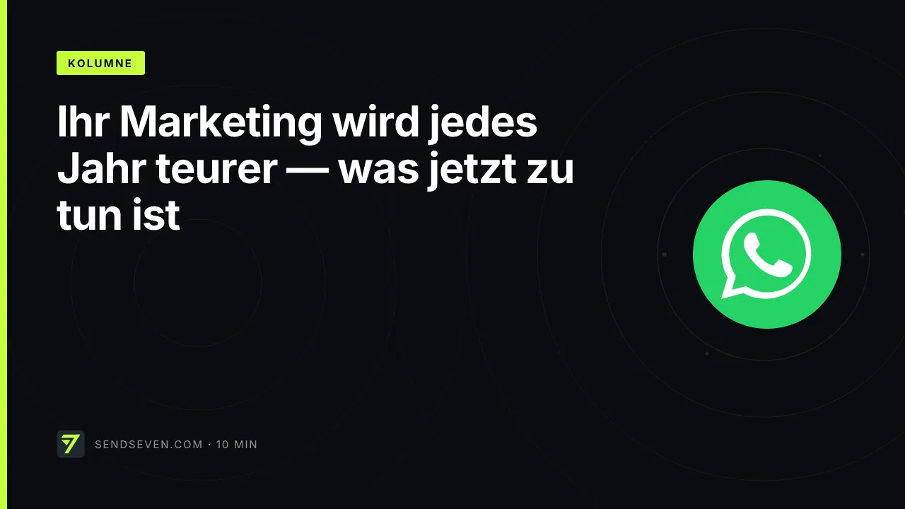 Ihr Marketing wird jedes Jahr teurer — was jetzt zu tun ist