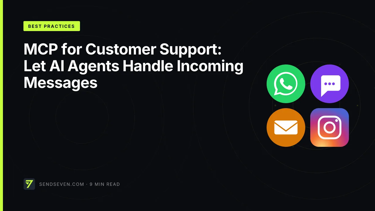 MCP for Customer Support: Let AI Agents Handle Incoming Messages