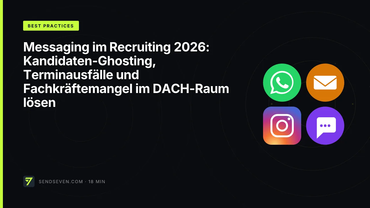 Messaging im Recruiting 2026: Kandidaten-Ghosting, Terminausfälle und Fachkräftemangel im DACH-Raum lösen