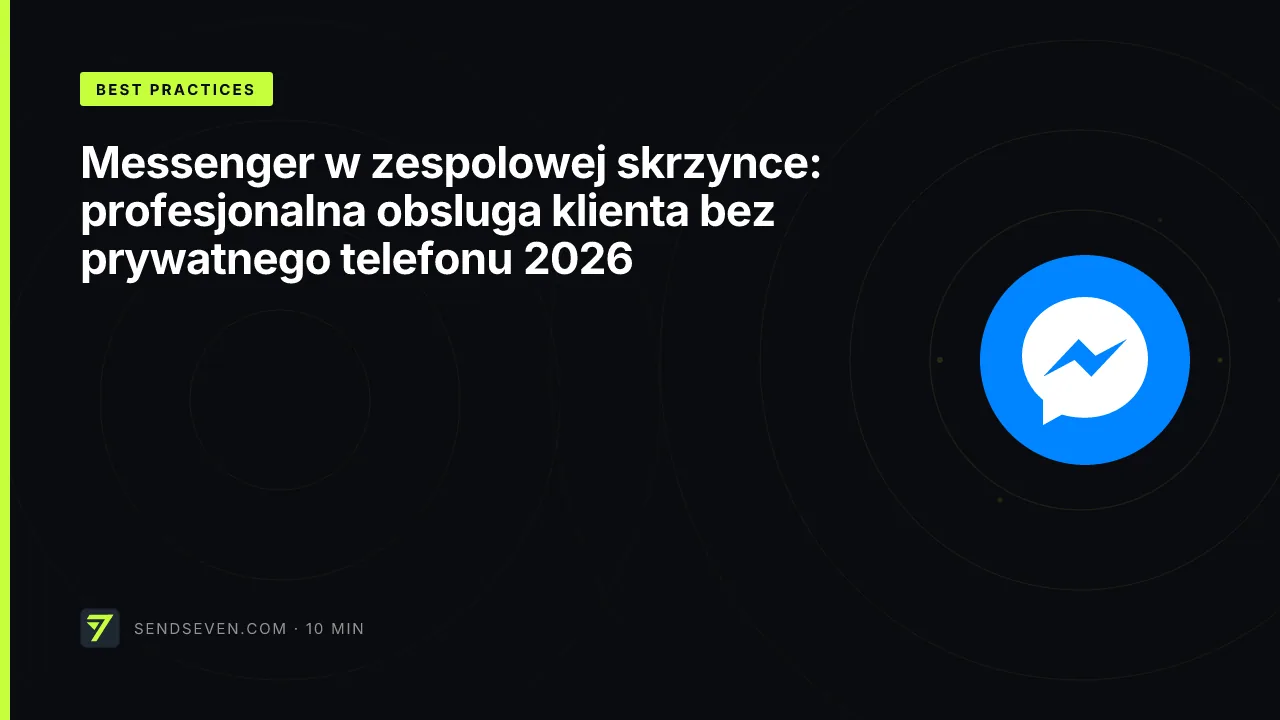 Messenger w zespołowej skrzynce: profesjonalna obsługa klienta bez prywatnego telefonu 2026