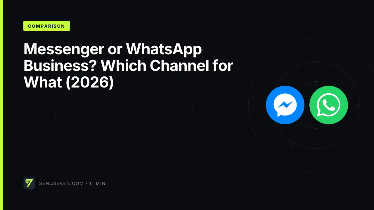 Messenger or WhatsApp Business? Which Channel for What (2026)