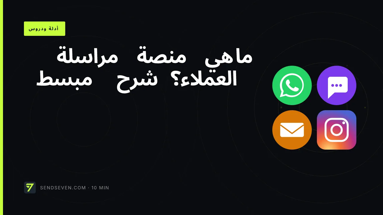 ما هي منصة مراسلة العملاء؟ شرح مبسط