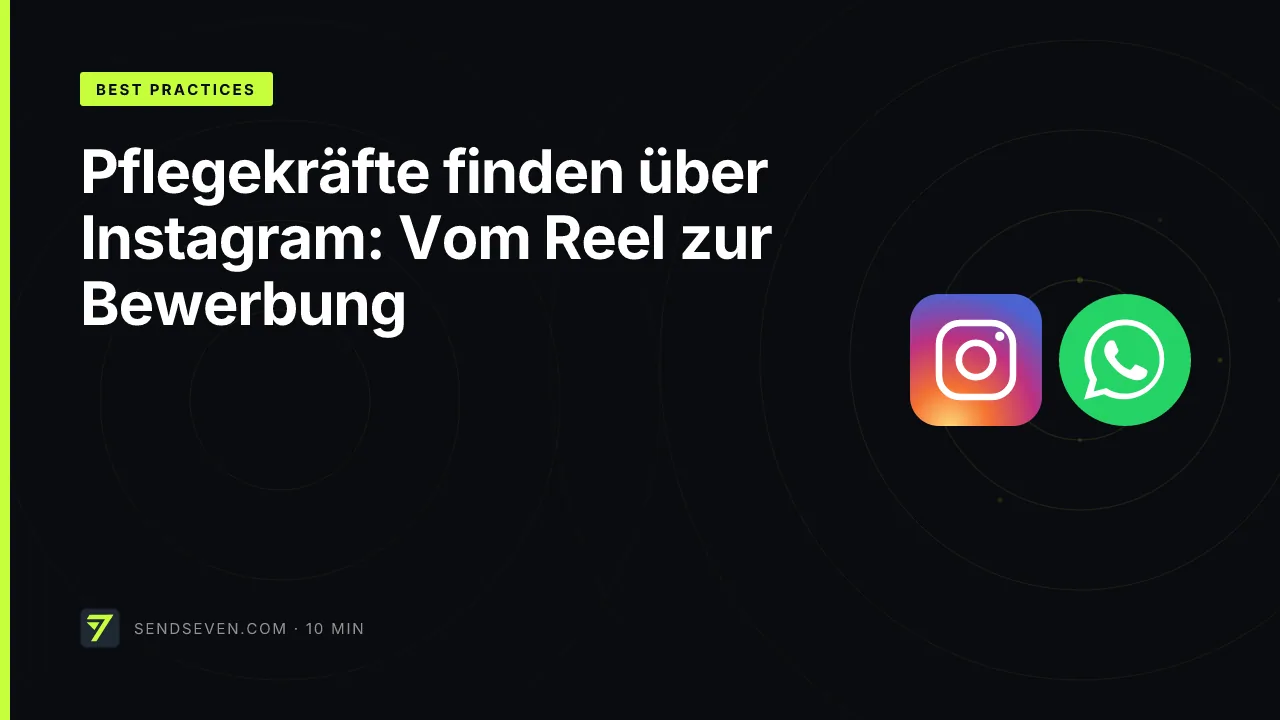 Pflegekräfte finden über Instagram: Vom Reel zur Bewerbung