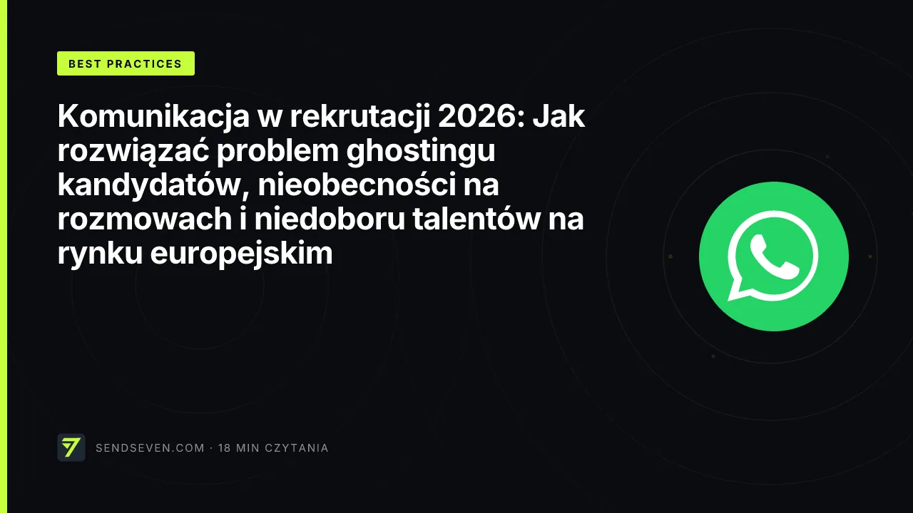 Komunikacja w rekrutacji 2026: Jak rozwiązać problem ghostingu kandydatów, nieobecności na rozmowach i niedoboru talentów na rynku europejskim