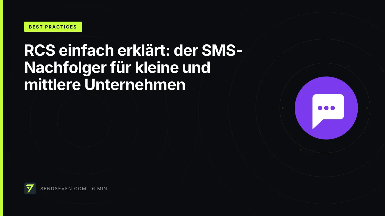 RCS einfach erklärt: der SMS-Nachfolger für kleine und mittlere Unternehmen