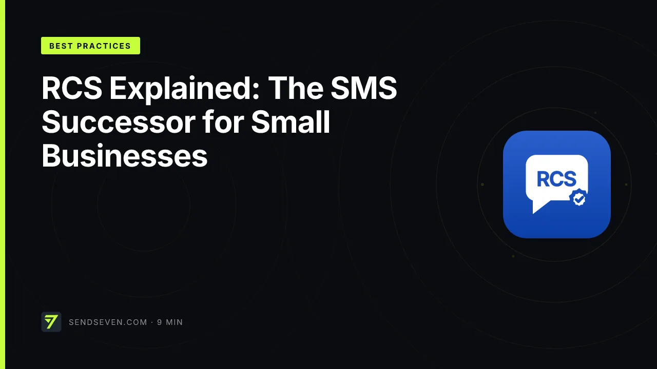 RCS Explained: The SMS Successor for Small Businesses