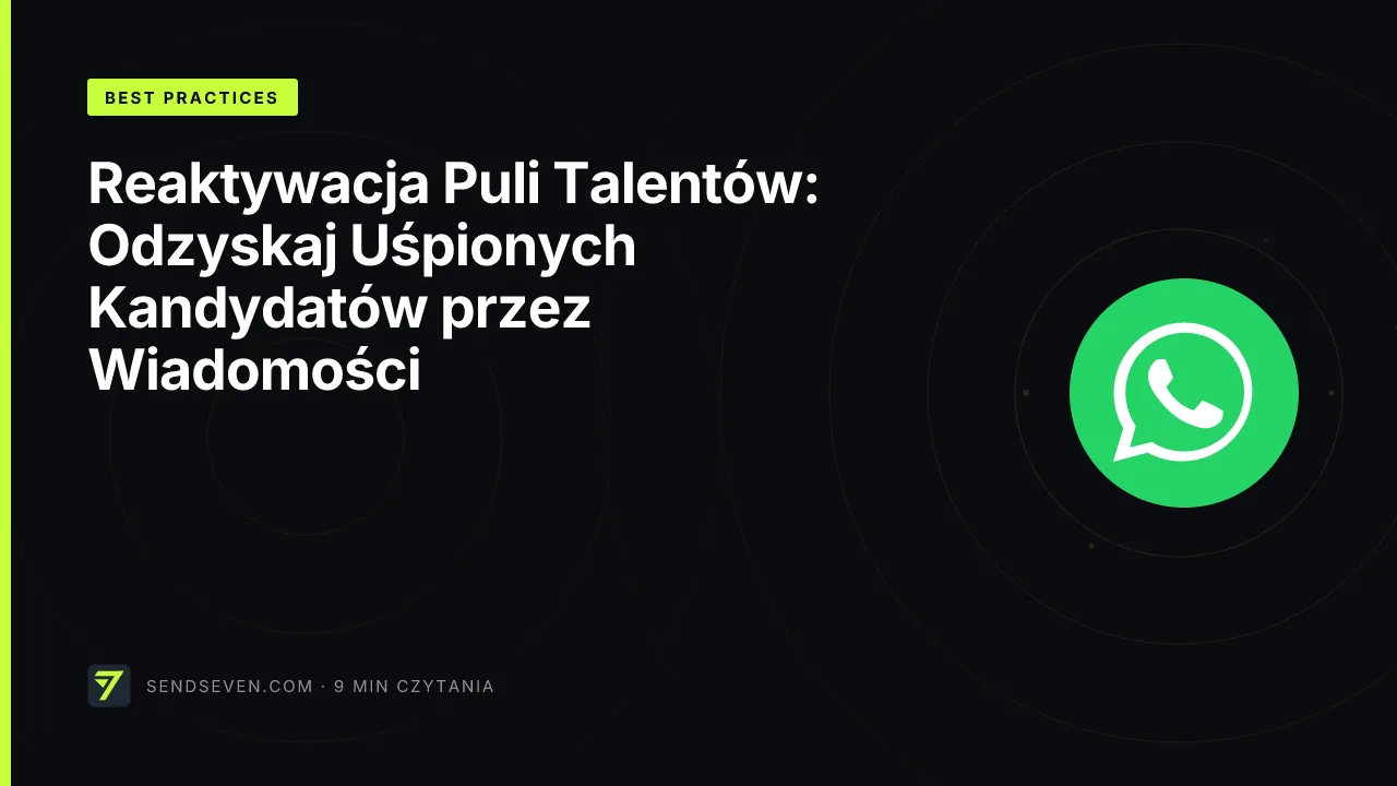 Reaktywacja Puli Talentów: Odzyskaj Uśpionych Kandydatów przez Wiadomości