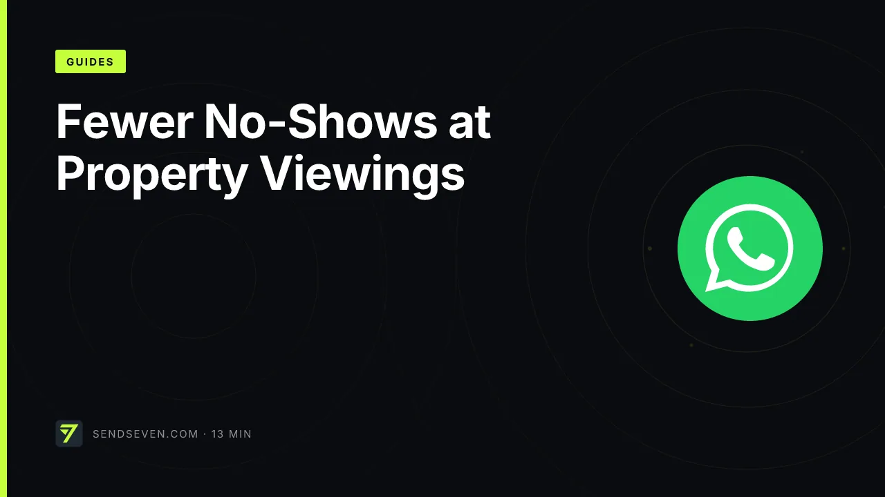 Fewer No-Shows at Property Viewings
