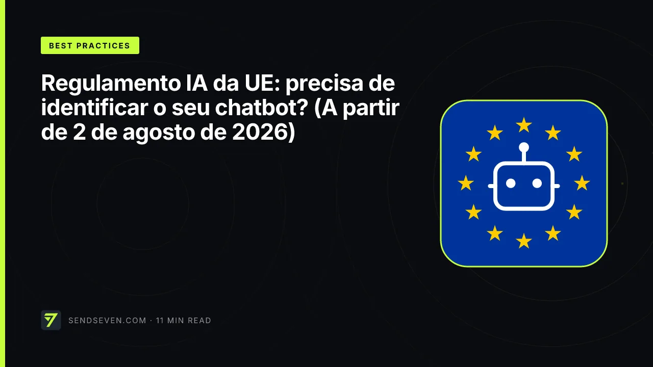 Regulamento IA da UE: precisa de identificar o seu chatbot? (A partir de 2 de agosto de 2026)