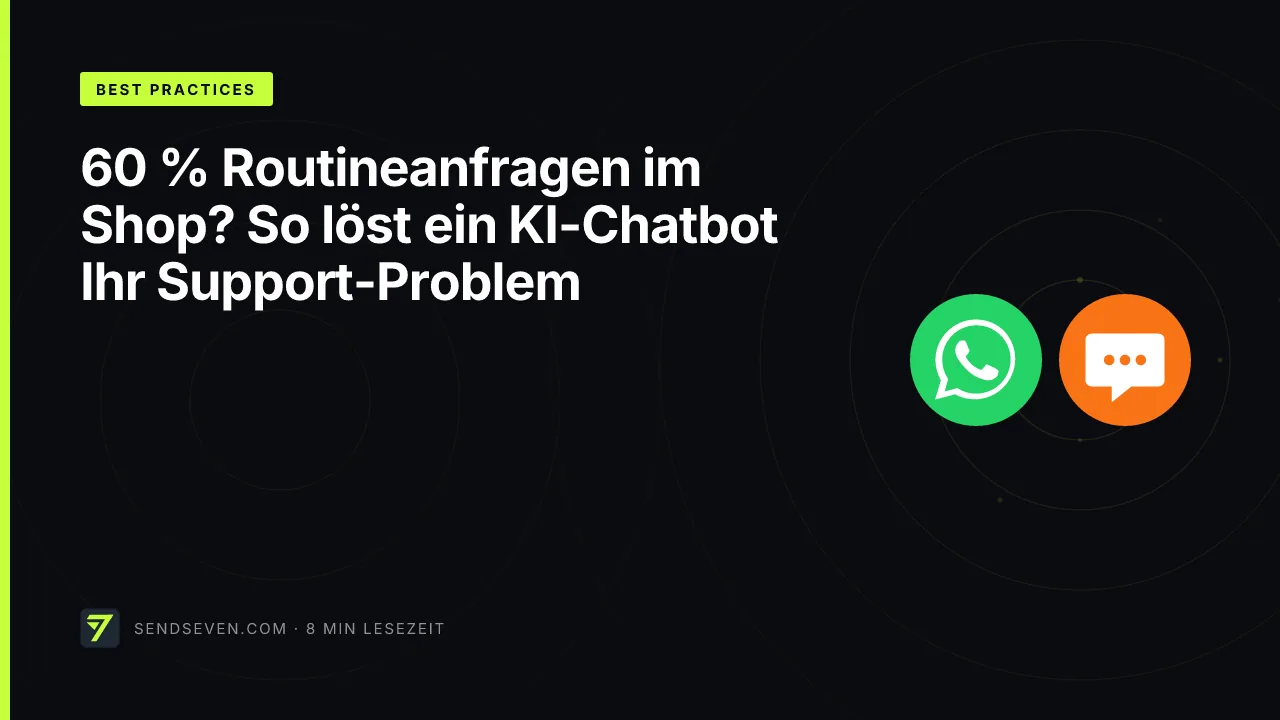 60 % Routineanfragen im Shop? So löst ein KI-Chatbot Ihr Support-Problem