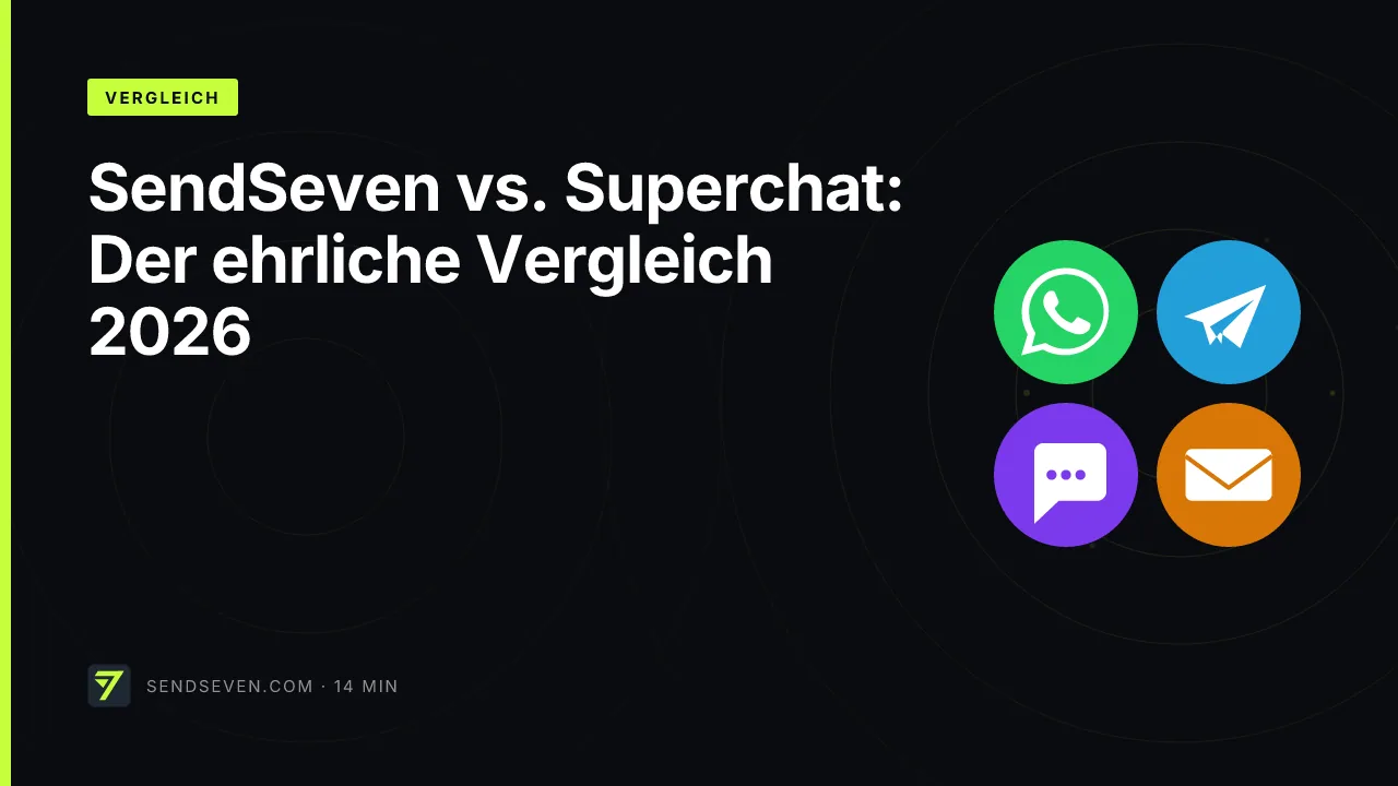 SendSeven vs. Superchat: Der ehrliche Vergleich 2026