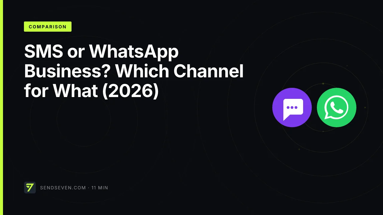 SMS or WhatsApp Business? Which Channel for What (2026)