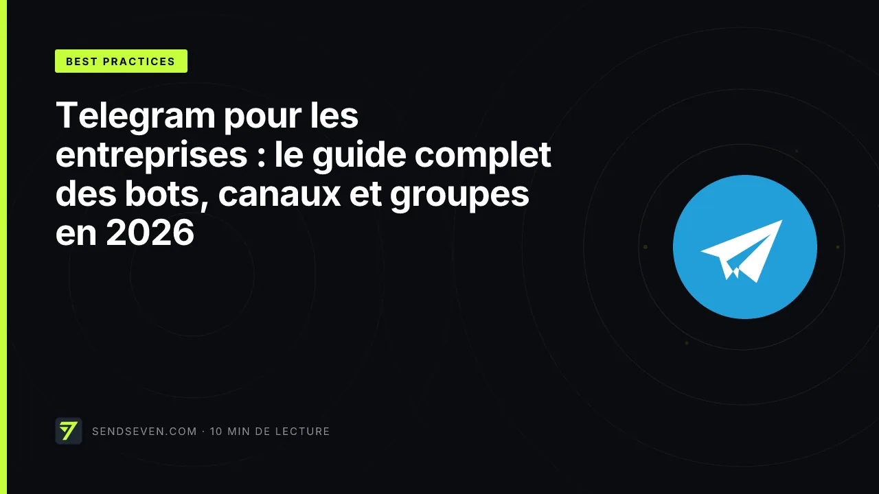 Telegram pour les entreprises : le guide complet des bots, canaux et groupes en 2026