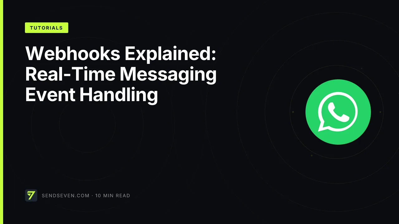 Webhooks Explained: Real-Time Messaging Event Handling