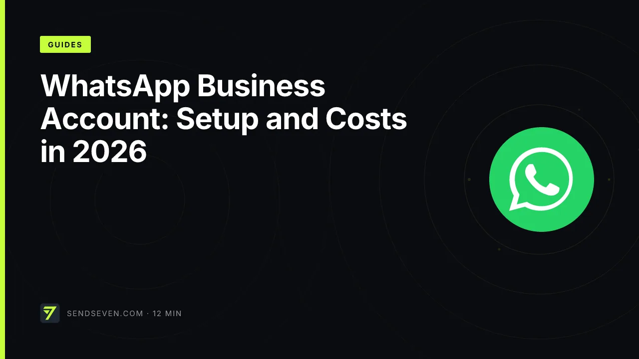 WhatsApp Business Account: Setup and Costs in 2026