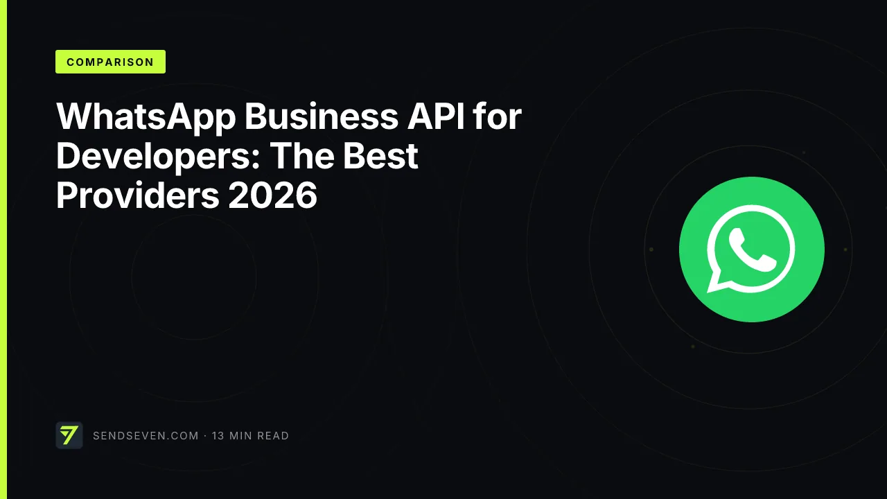 WhatsApp Business API for Developers: The Best Providers 2026