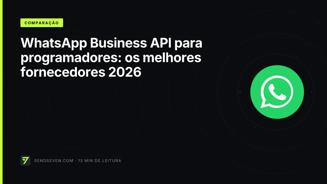 WhatsApp Business API para programadores: os melhores fornecedores 2026