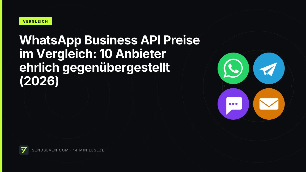 WhatsApp Business API Preise im Vergleich: 10 Anbieter ehrlich gegenübergestellt (2026)