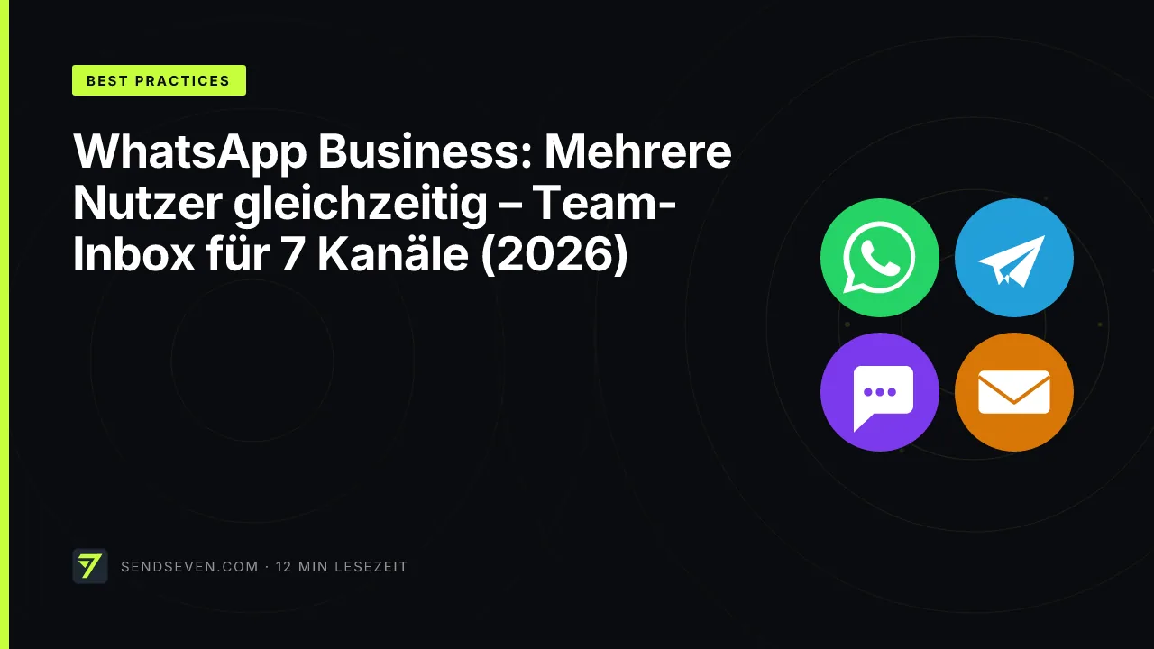 WhatsApp Business: Mehrere Nutzer gleichzeitig – Team-Inbox für 8 Kanäle (2026)