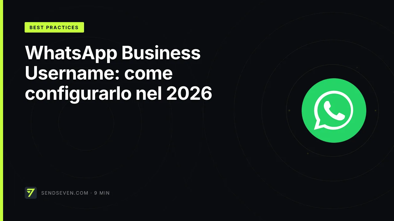 WhatsApp Business Username: come configurarlo nel 2026